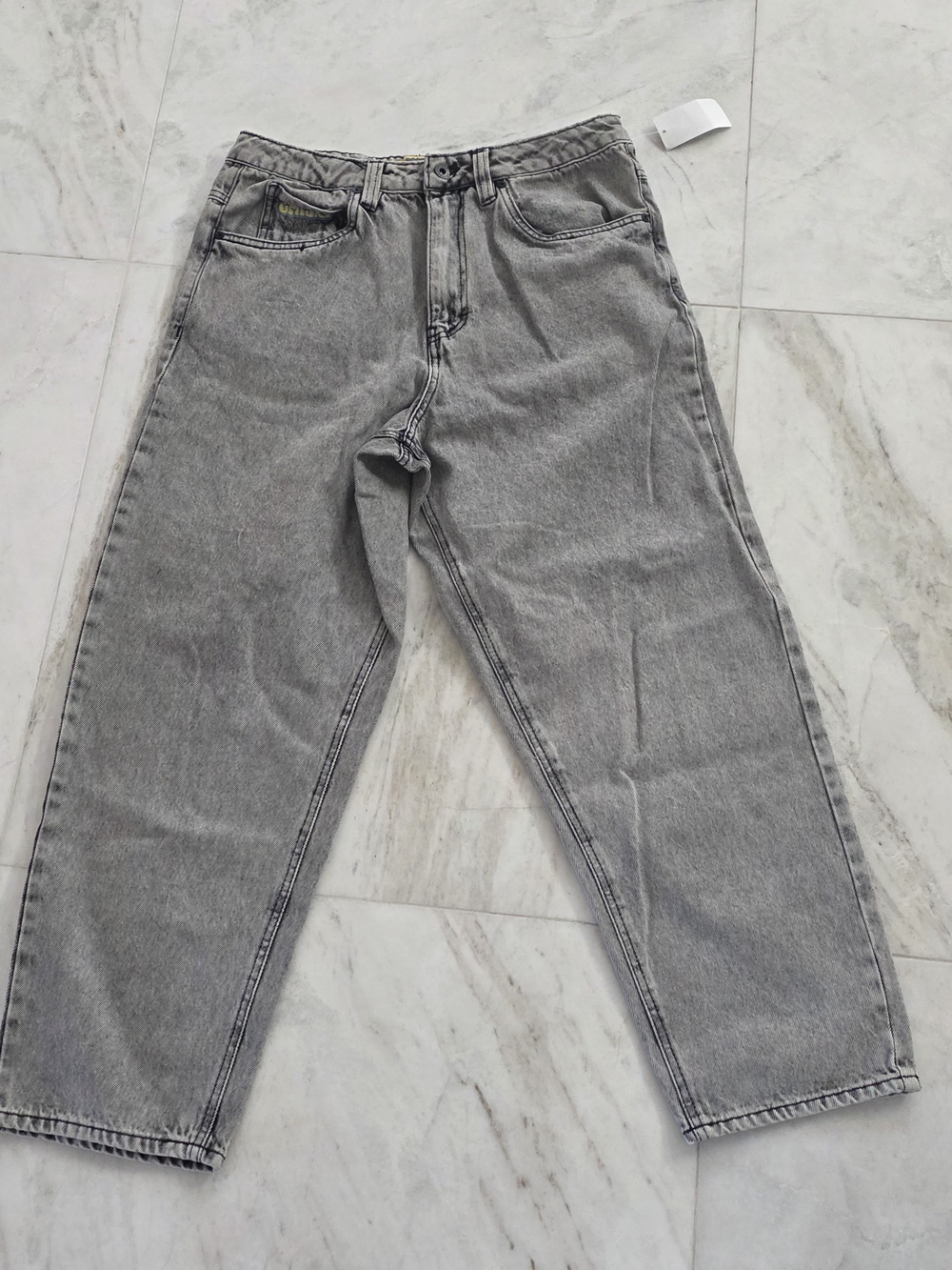 Empyre Men's Gray Ultra Loose Jeans